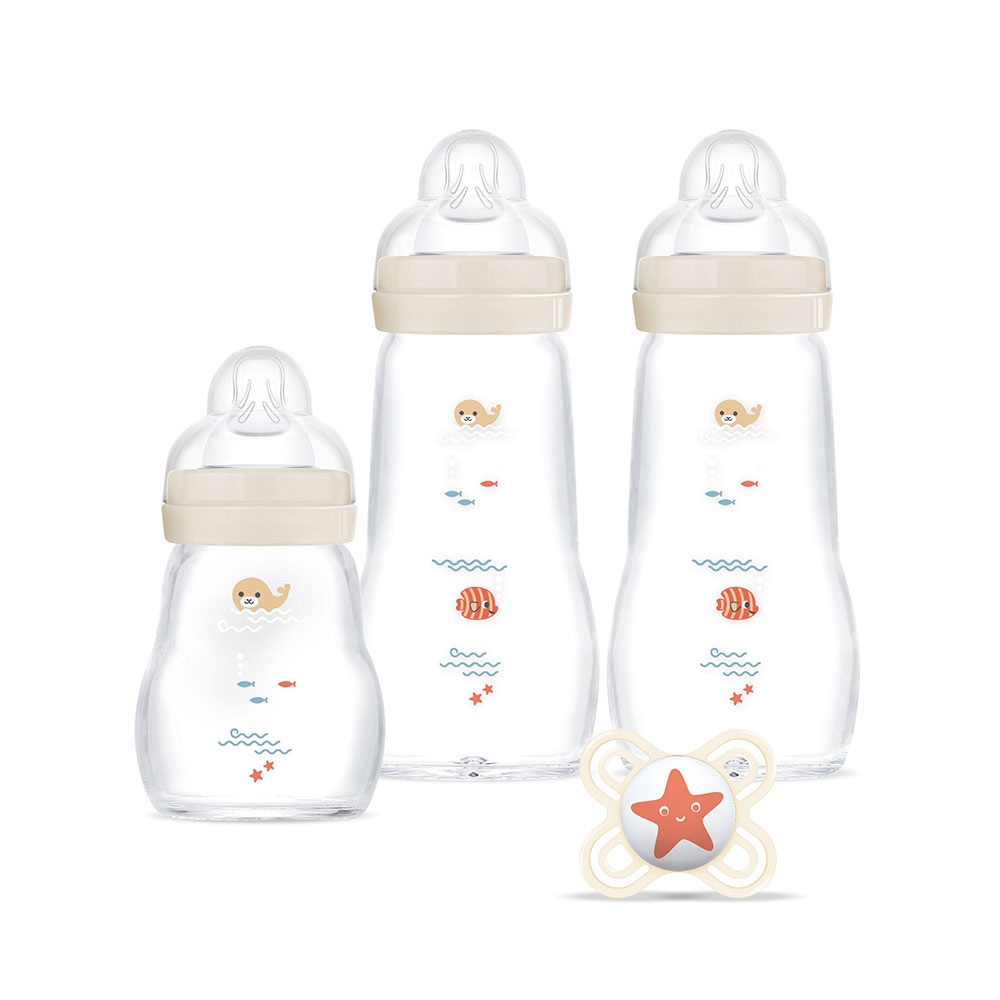 Mam Coffret Biberons En Verre 0 Mois Et Plus