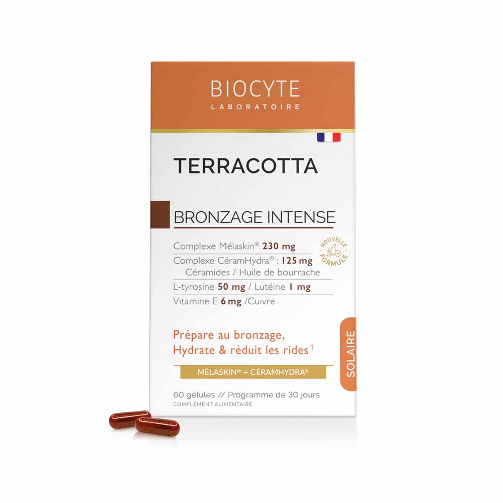 Biocyte Solaire Bronzage Intense Terracotta 60 gélules