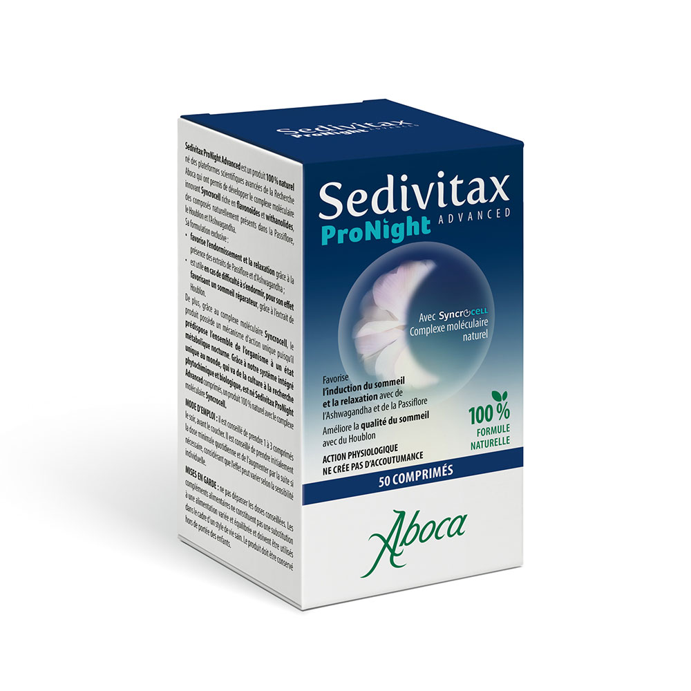 Aboca Sommeil Sedivitax ProNight Trouble Du Sommeil Bio 50 Comprimés