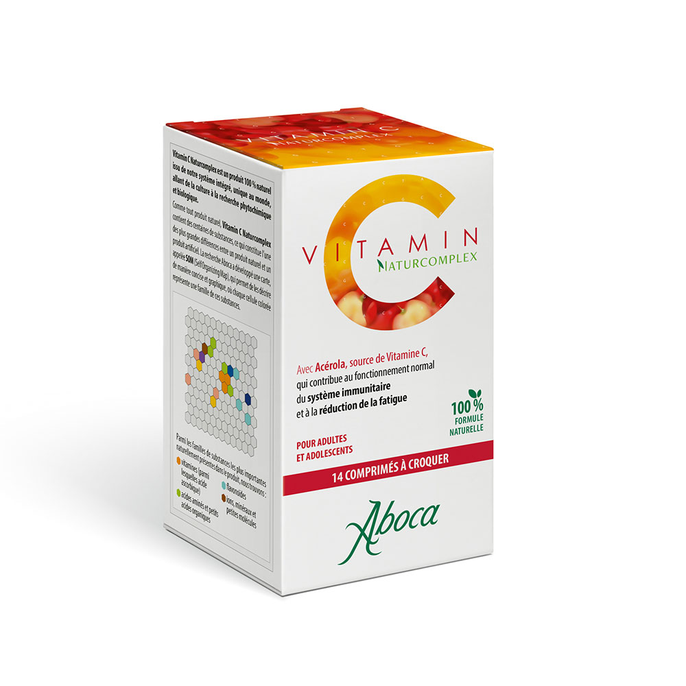 Aboca Energie Vitamin C Naturcomplex Bio Avec Acerola 14 Comprimés