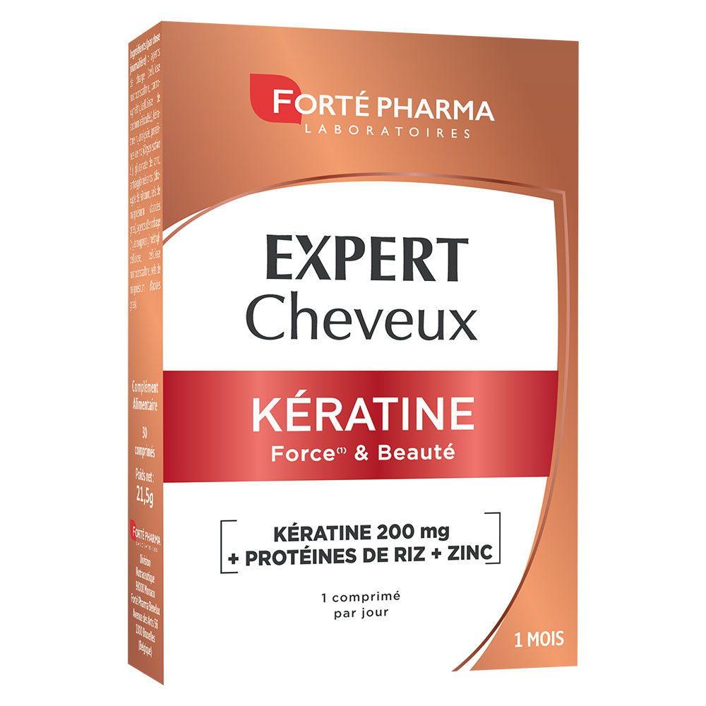 Forté Pharma Expert Cheveux Kératine 30 comprimés