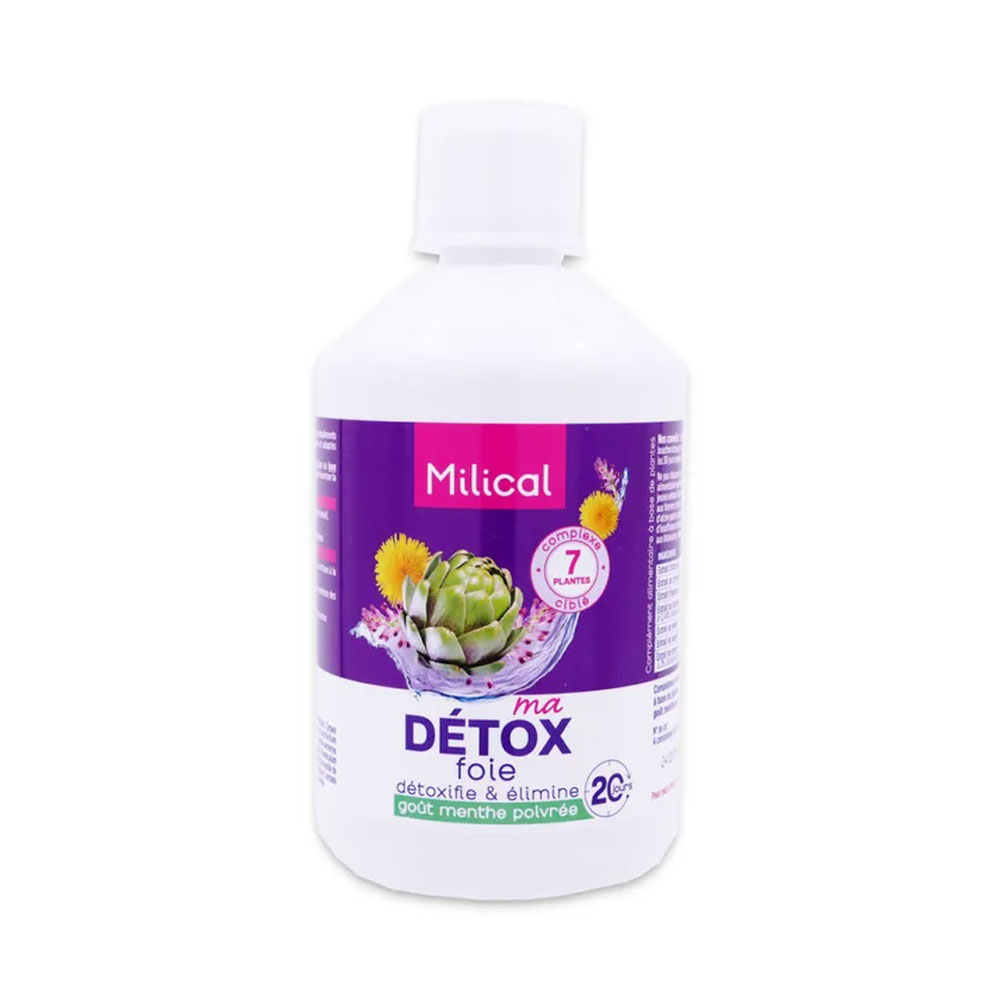 Milical Ma Détox Foie Goût Menthe Poivrée 500ml