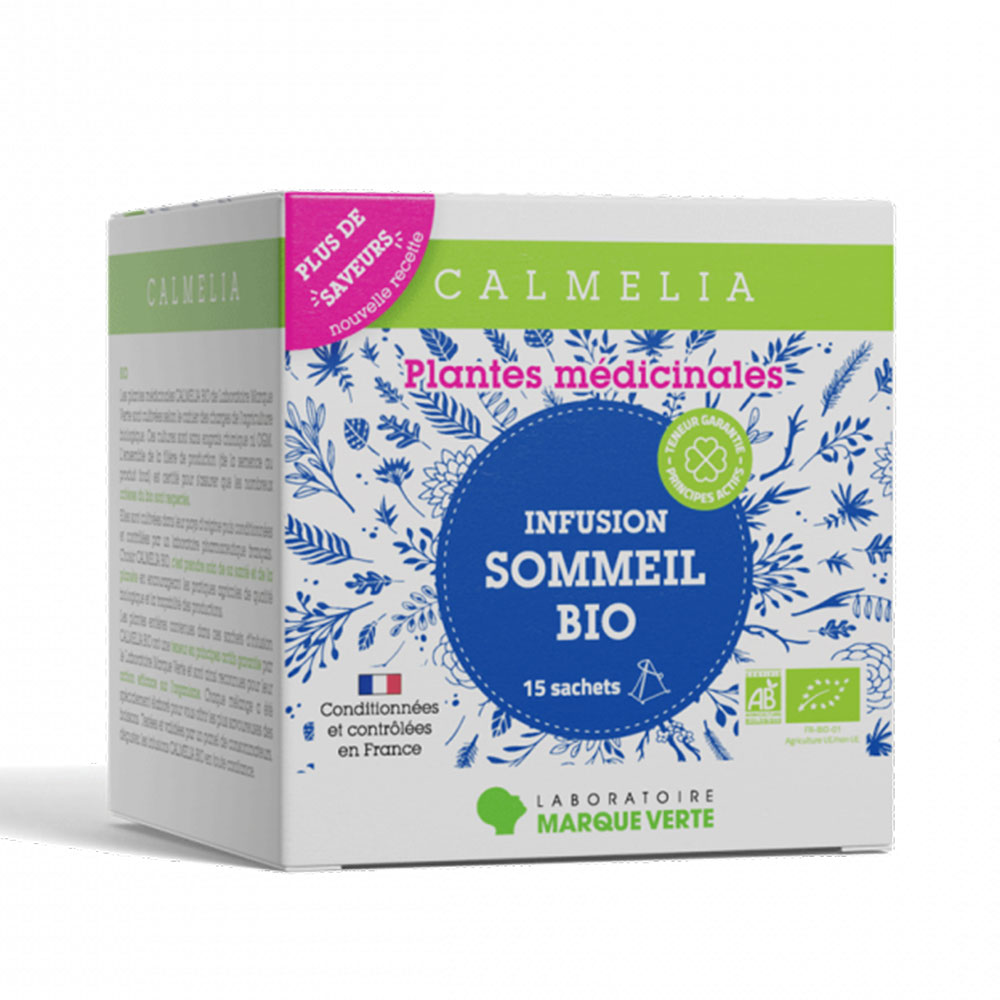 Calmelia Infusion Sommeil bio 15 infusettes