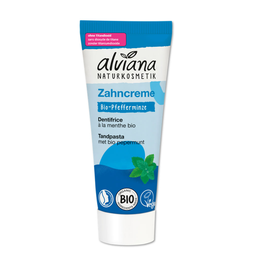 Alviana Dentifrice A La Menthe Bio 75ml