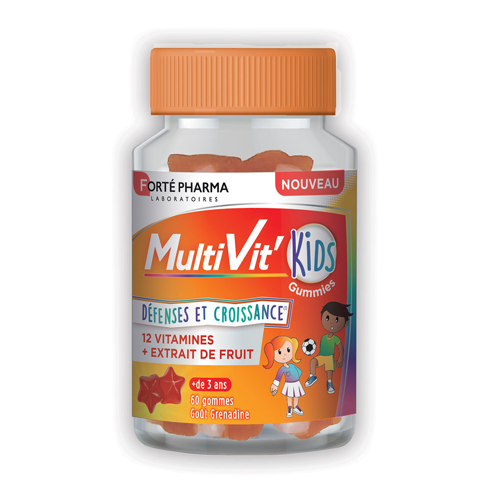Forté Pharma MultiVit'4G Kids Gummies 60 gommes