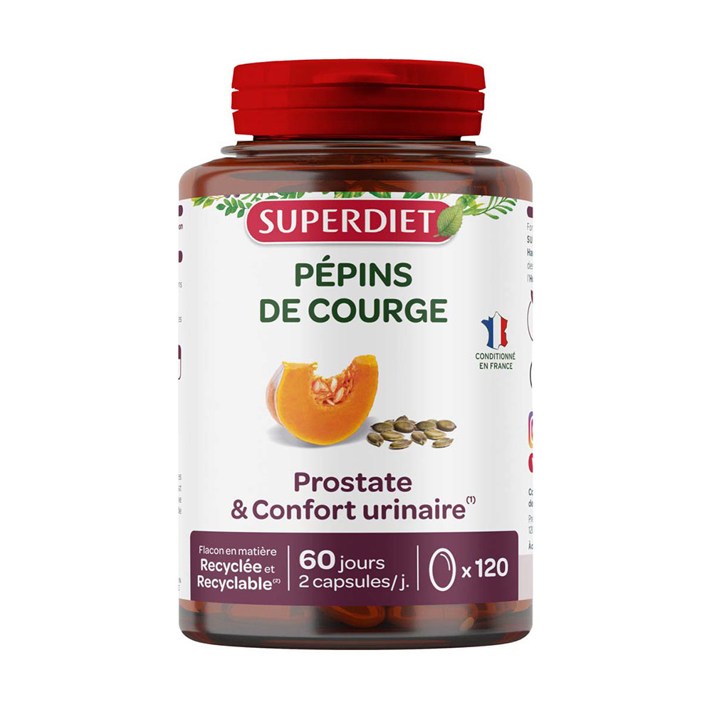 Superdiet Pépins De Courge 120 Capsules