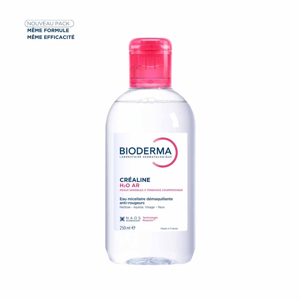 Bioderma Crealine Eau micellaire anti-rougeurs Peaux sensibles 250ml