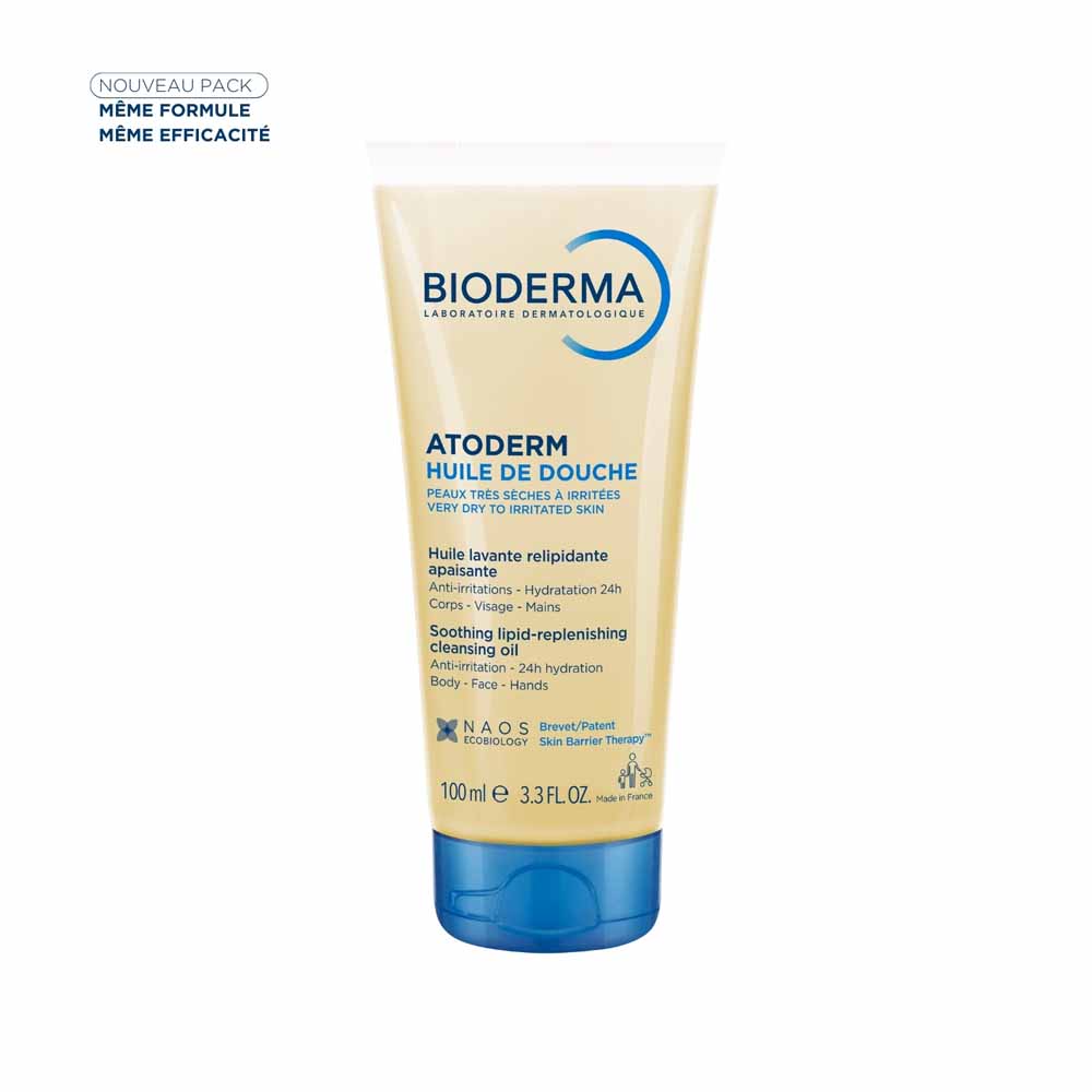 Huile de douche 100ml Atoderm Peaux très sèches à atopiques Bioderma