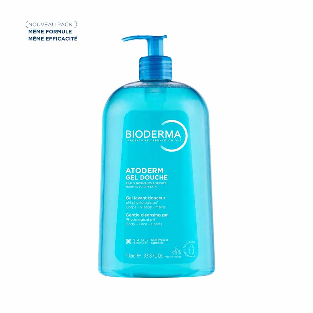 Bioderma Atoderm Gel douche Peaux Normales À Sèches 1L