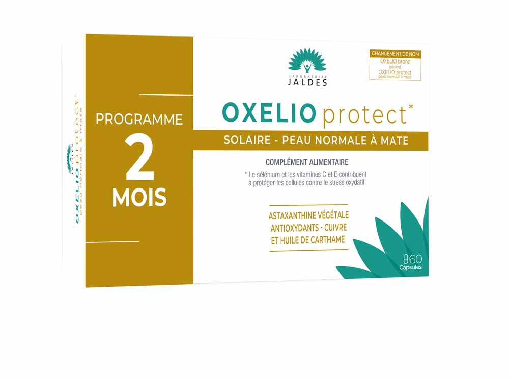 Jaldes Oxelio Protect Solaire Peaux Normales Mates 60 Capsules