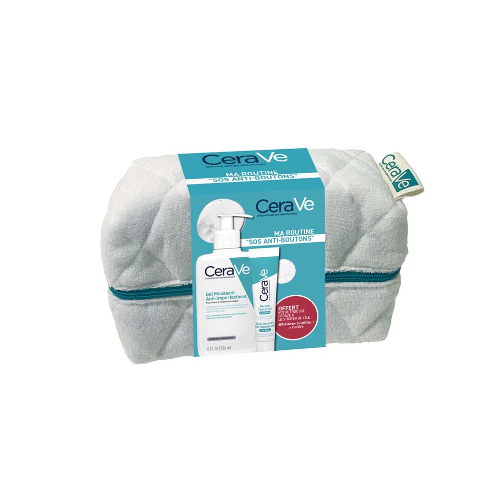 Cerave Trousse SOS Anti-Boutons + Sticker Offert