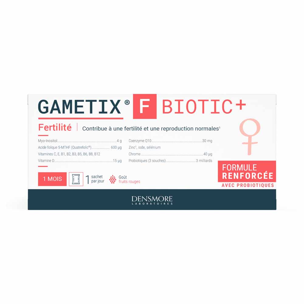Densmore Gynecologie Gametix F Biotic+ Fertilité Formule Renforcée 30 sachets