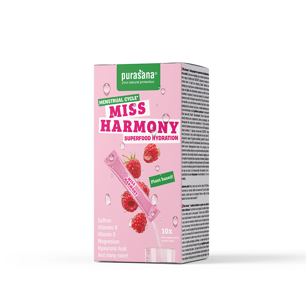Purasana Miss Harmony Hydratation Cycle Menstruel 10 Sticks