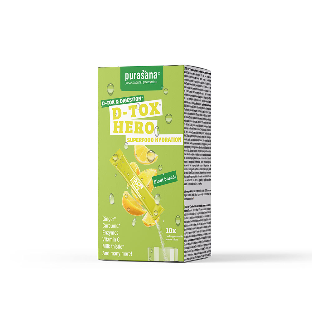 Purasana D-Tox Hero Hydratation Digestion 10 Sticks