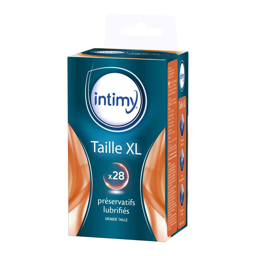 Intimy Preservatif Lubrifiés Taille Xl x28
