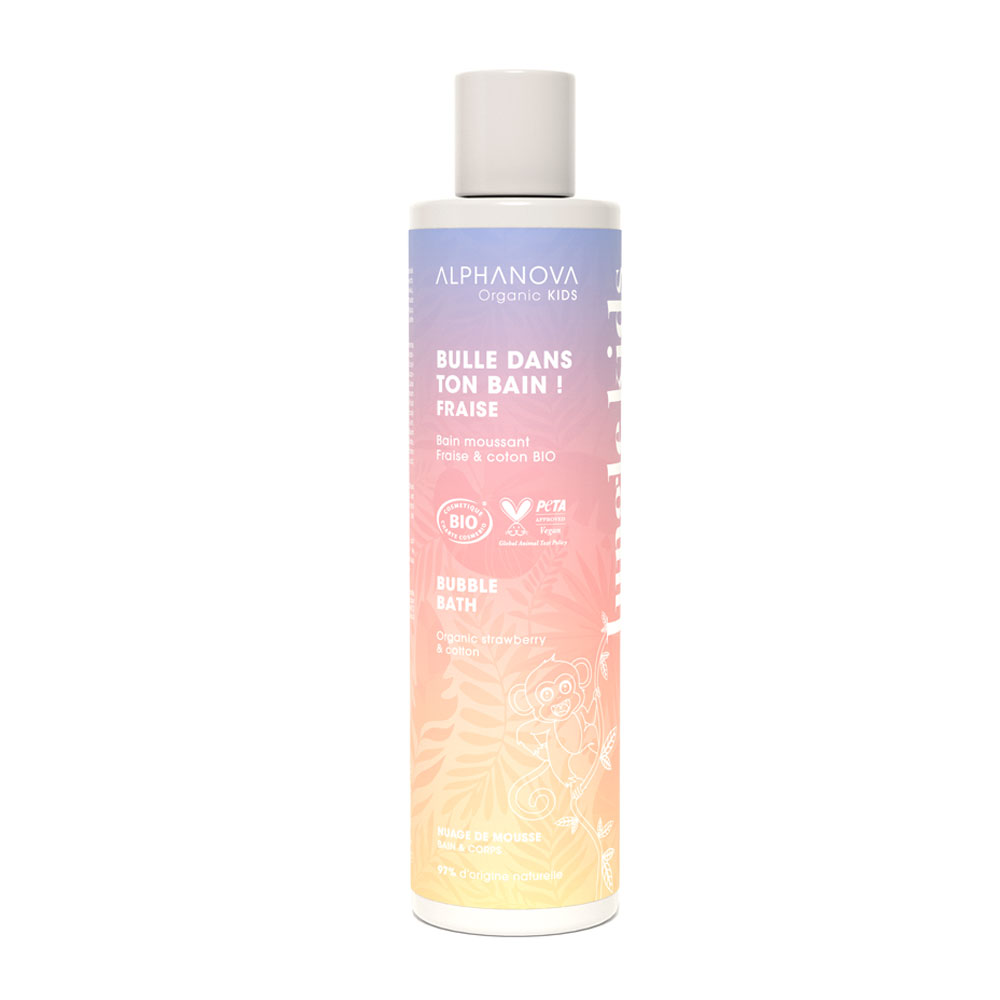 Alphanova Kids Bain Moussant Bio Bulle Dans Ton Bain Abricot 250ml
