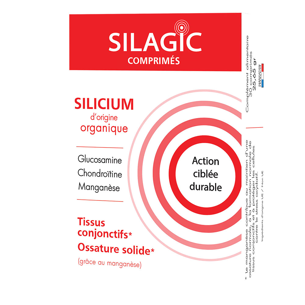 Silagic Silicium Gluco-chondro 30 comprimés