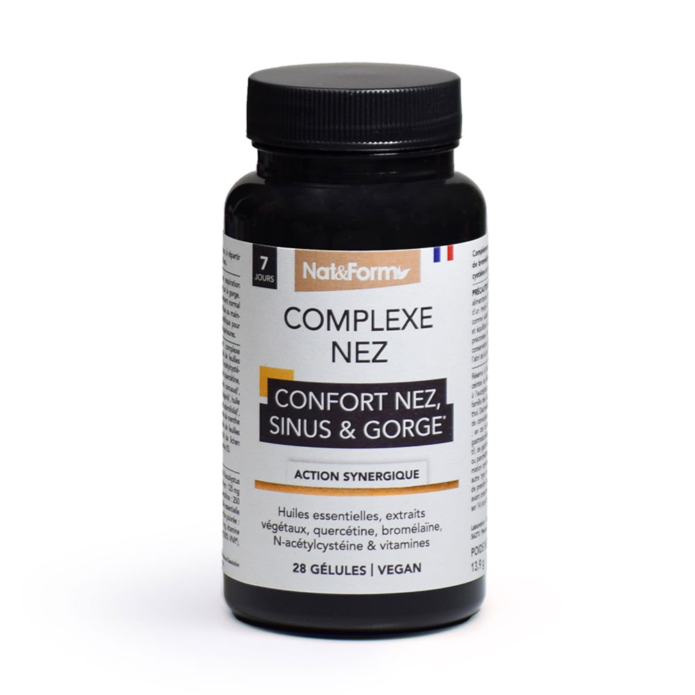 Nat&Form Complexe Nez Sinus & Groge 28 gélules