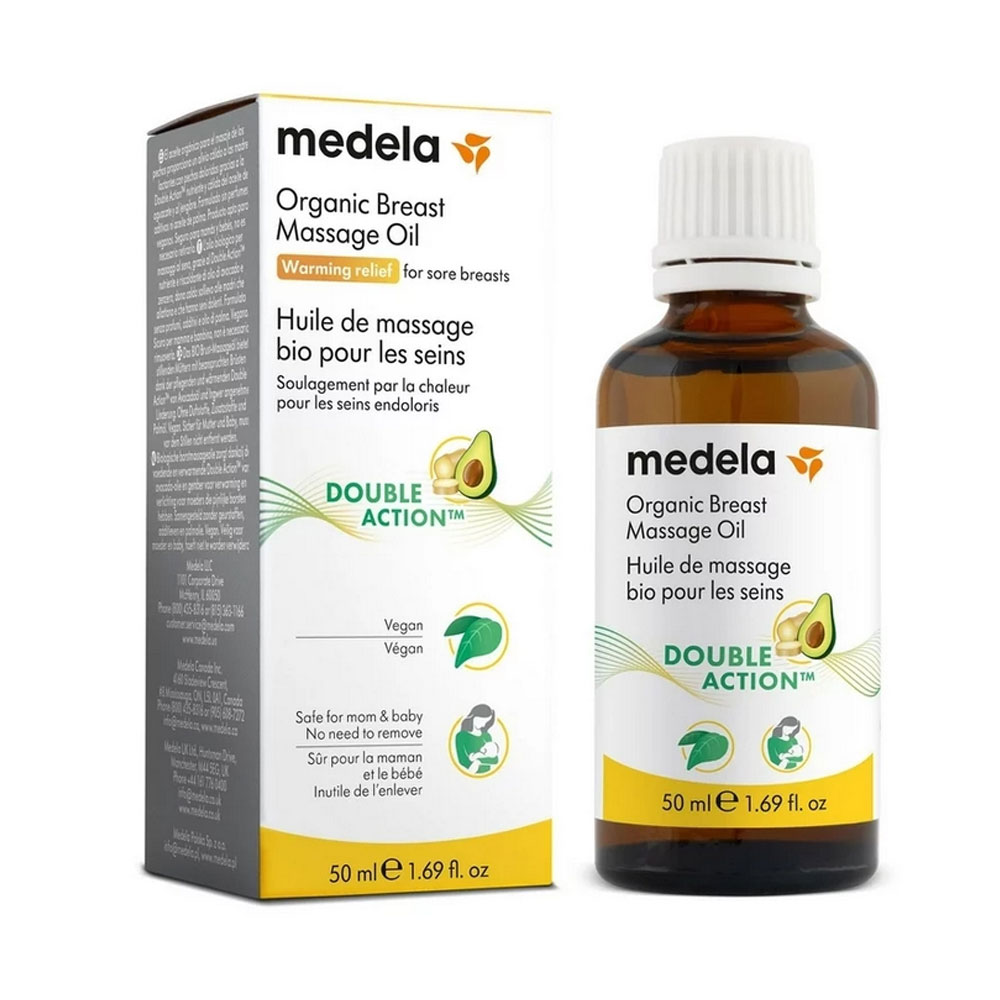 Medela Huile de massage Double Action™ bio pour les seins 50ml