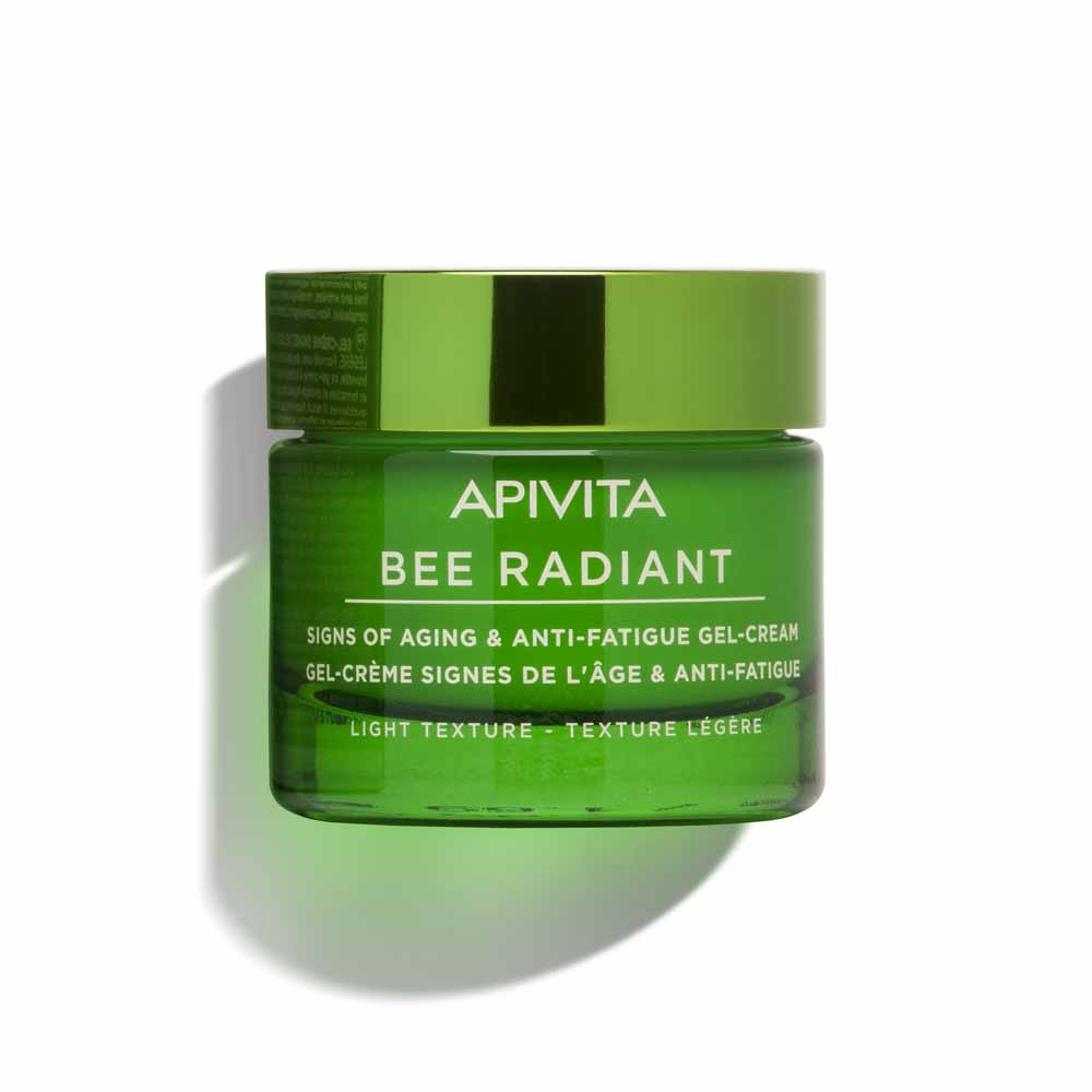 Apivita Bee Radiant Gel-Crème Anti-âge et Anti-fatigue Texture Légère 50ml