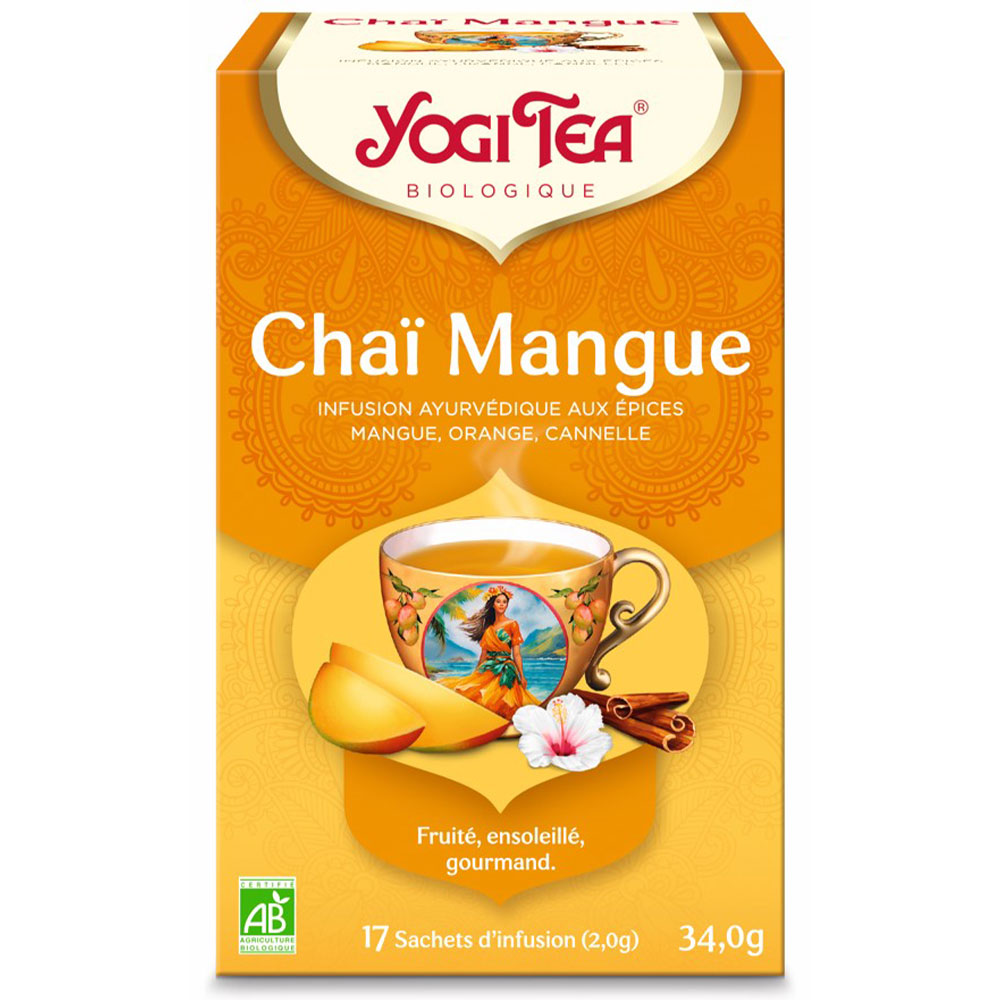 Yogi Tea Infusion Chai Mangue Bio 17 sachets
