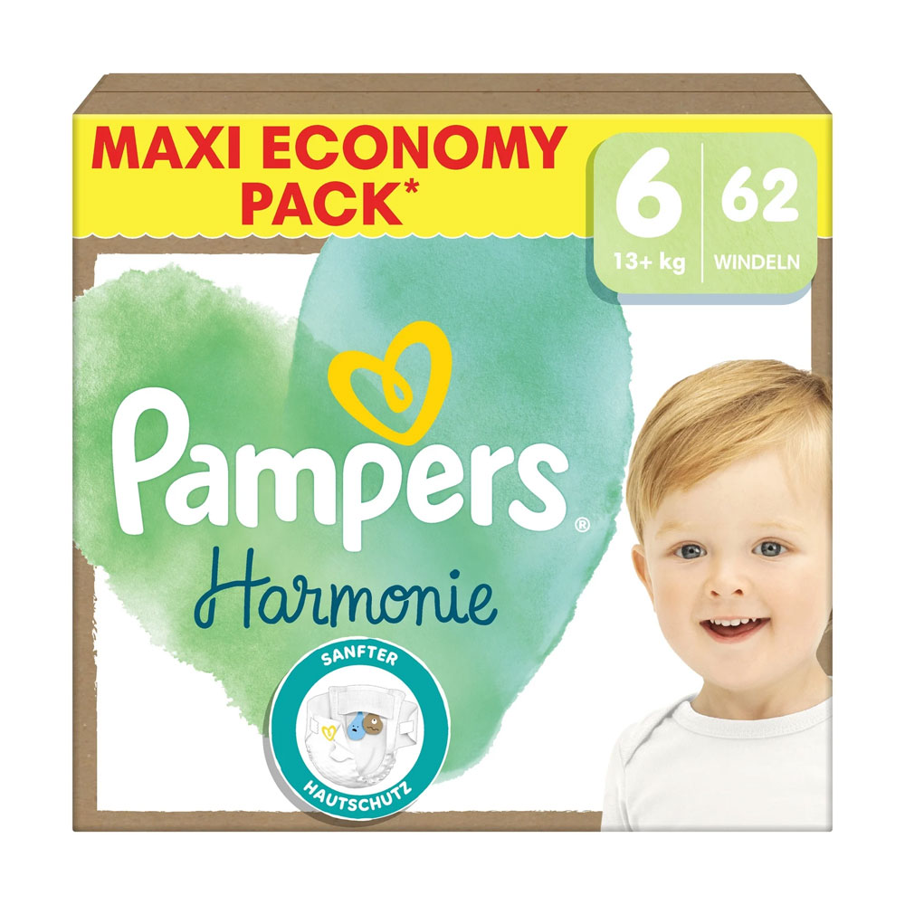 Pampers Harmonie Couches Taille 6 13kg et plus x62