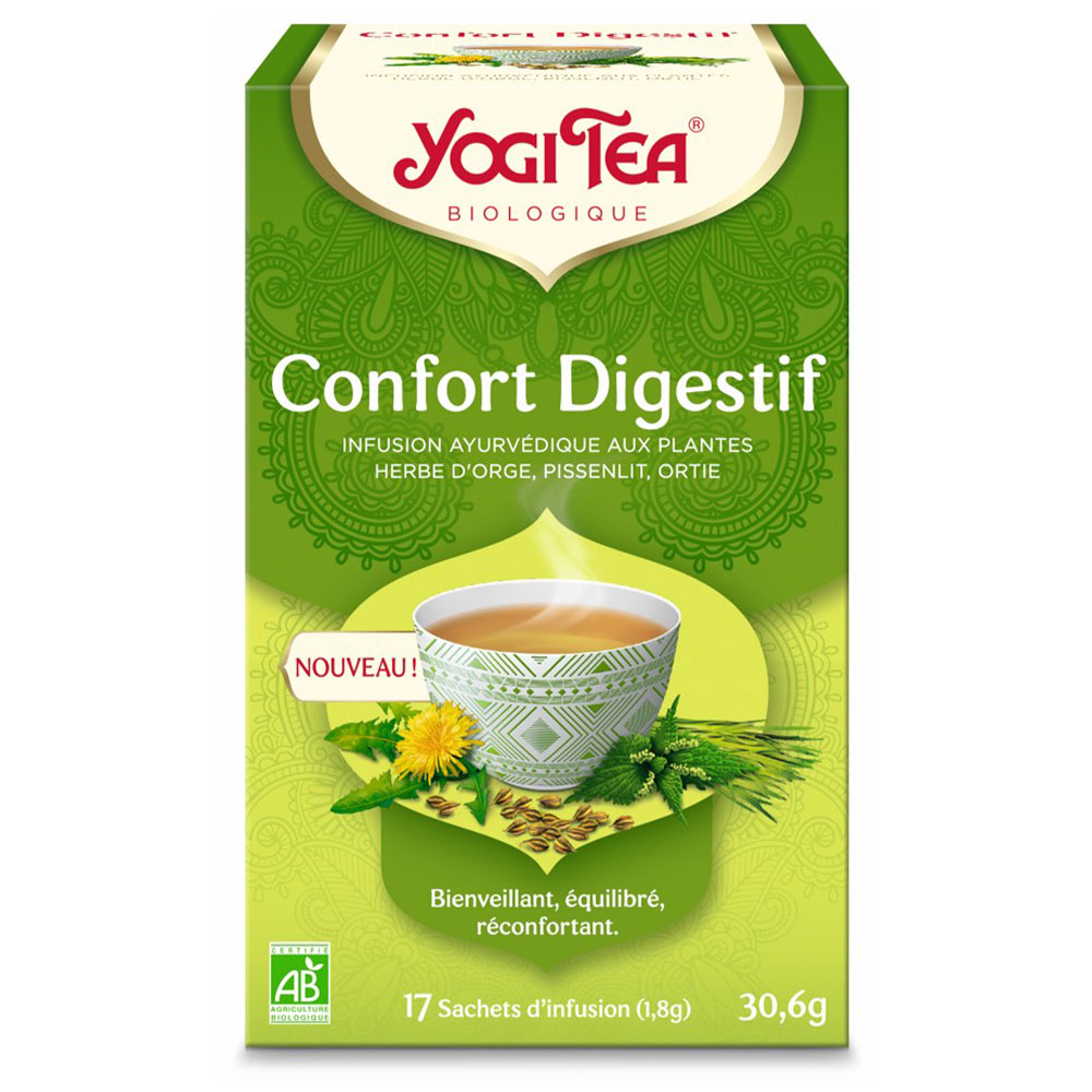 Yogi Tea Infusion Confort Digestif Bio 17 sachets