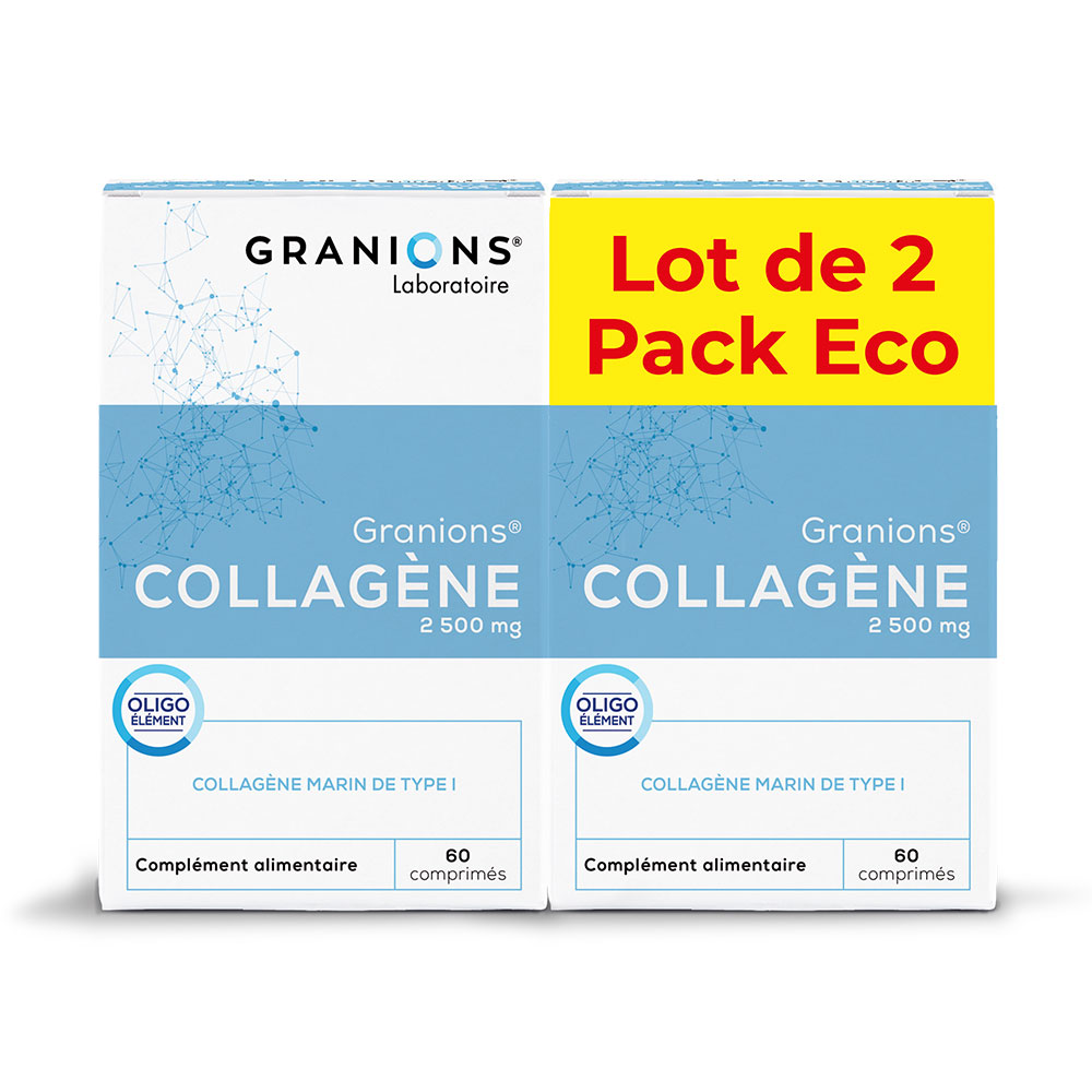 Granions Duo Collagène 2500mg 2x60 comprimés
