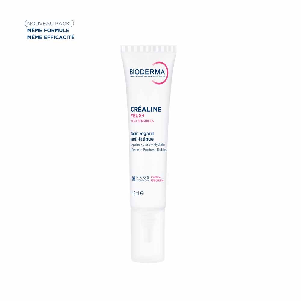 Bioderma Crealine Yeux+ Soin Regard Anti-Fatigue Peaux Sensibles 15ml