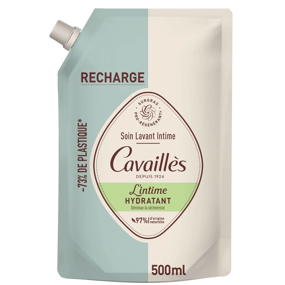 Cavaillès Intime Eco-Recharge Soin Lavant Hydratant Sécheresse 500ml