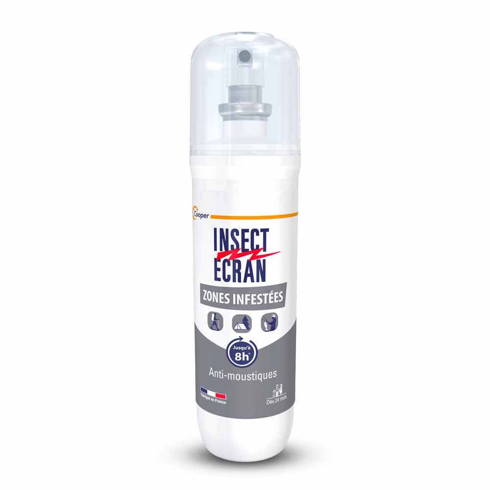 Insect Ecran Anti-Moustiques Zones Infestées Dès 24 Mois Jusqu'à 8h 100ml
