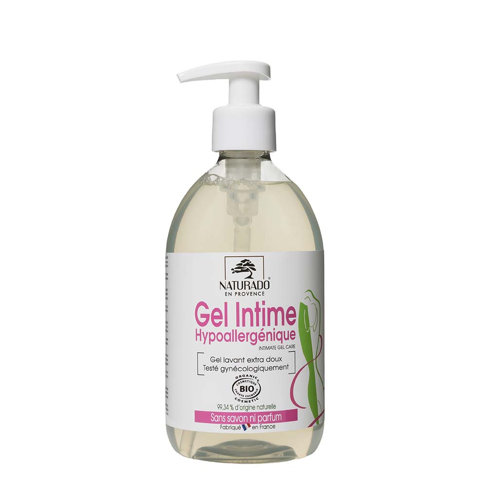 Naturado Gel Nettoyant Intime Bio Sans Savon et Parfum 500ml