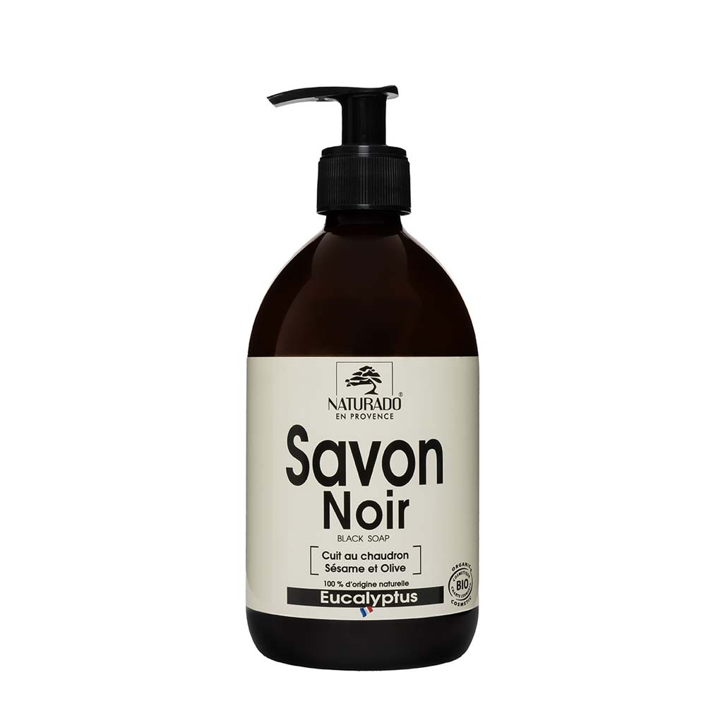 Naturado Savon Liquide Noir Eucalyptus Bio 500 ml