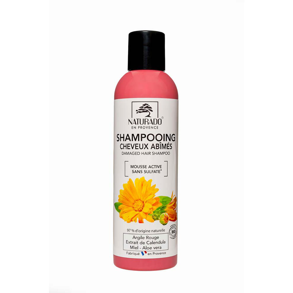 Naturado Shampooing Cheveux Abîmés Bio 200ml