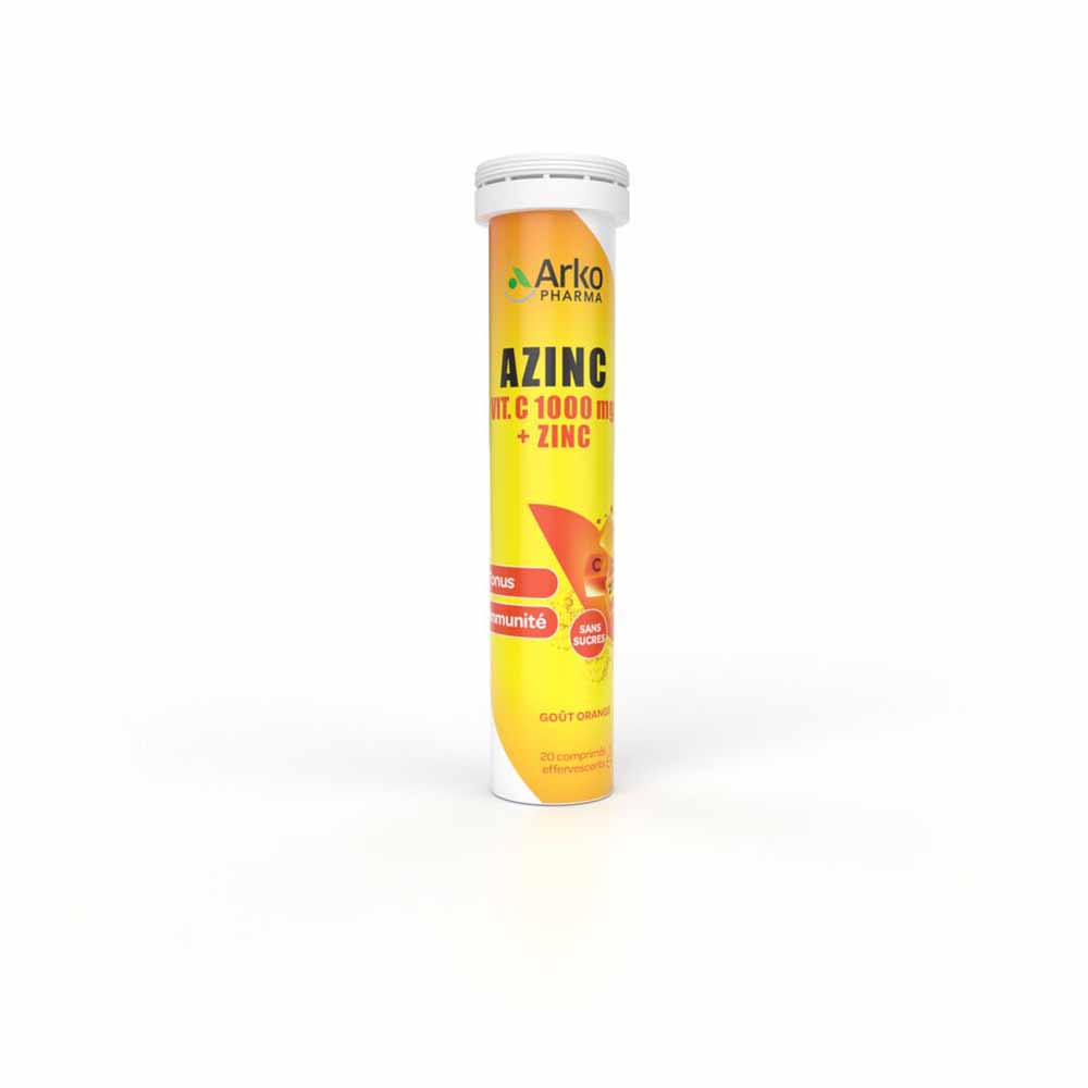 Arkopharma Azinc Vitamine C 1000mg + Zinc 20 comprimés