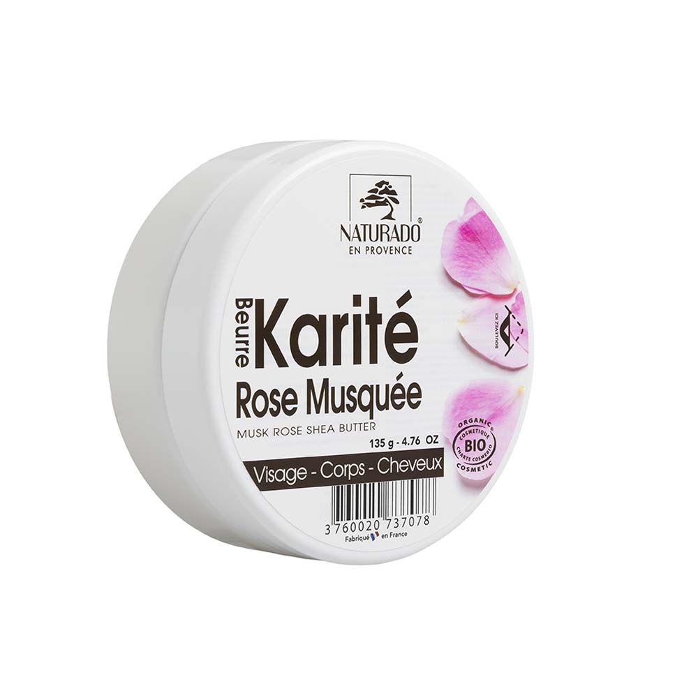 Naturado Beurre De Karite Rose Musquee Bio 135g