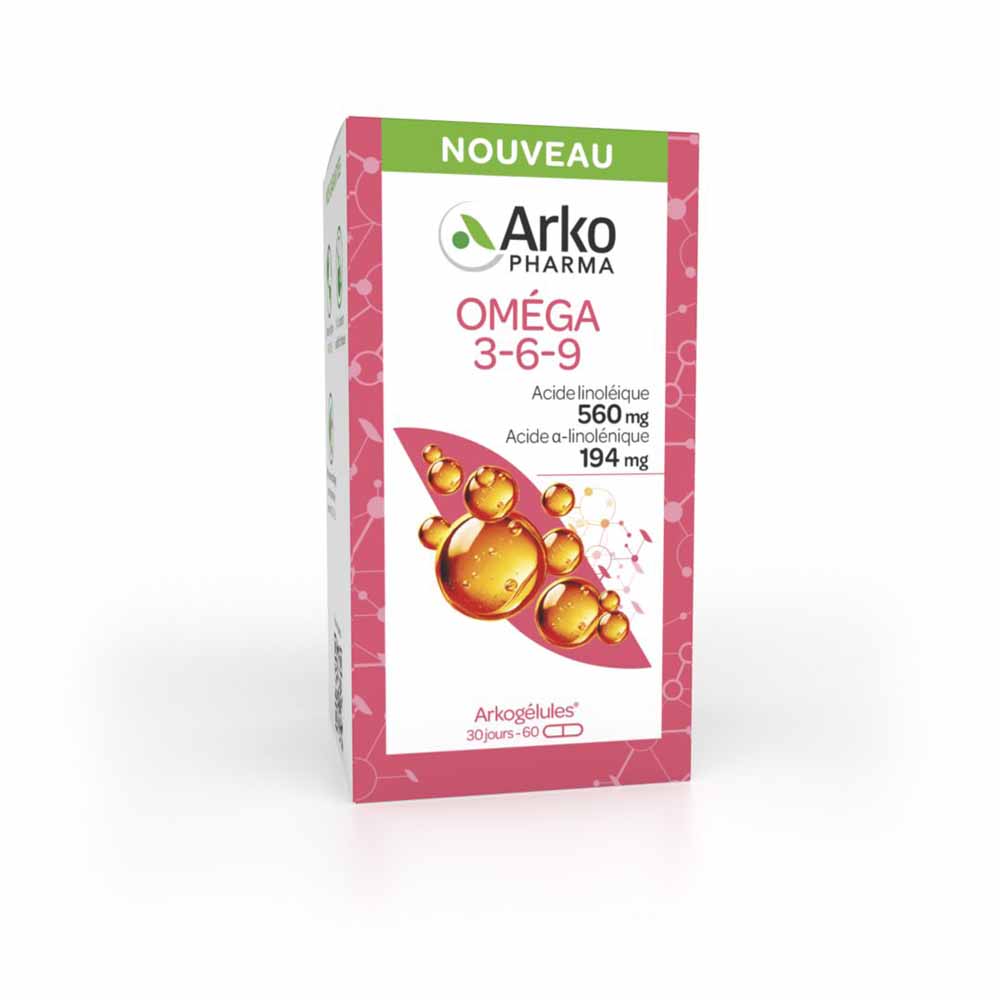 Arkopharma Arkogélules Oméga 3-6-9 60 Capsules