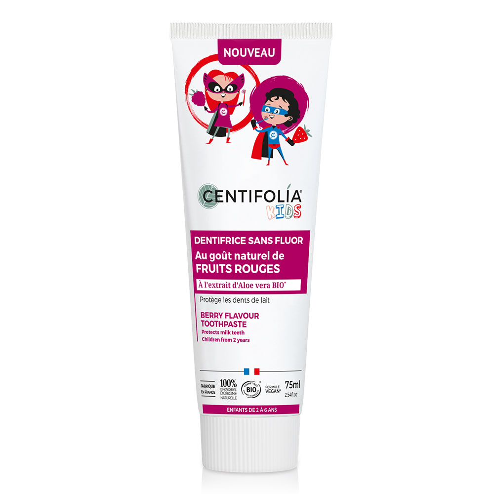 Centifolia Kids Dentifrice Kids Bio Goût Fruits Rouges 75ml
