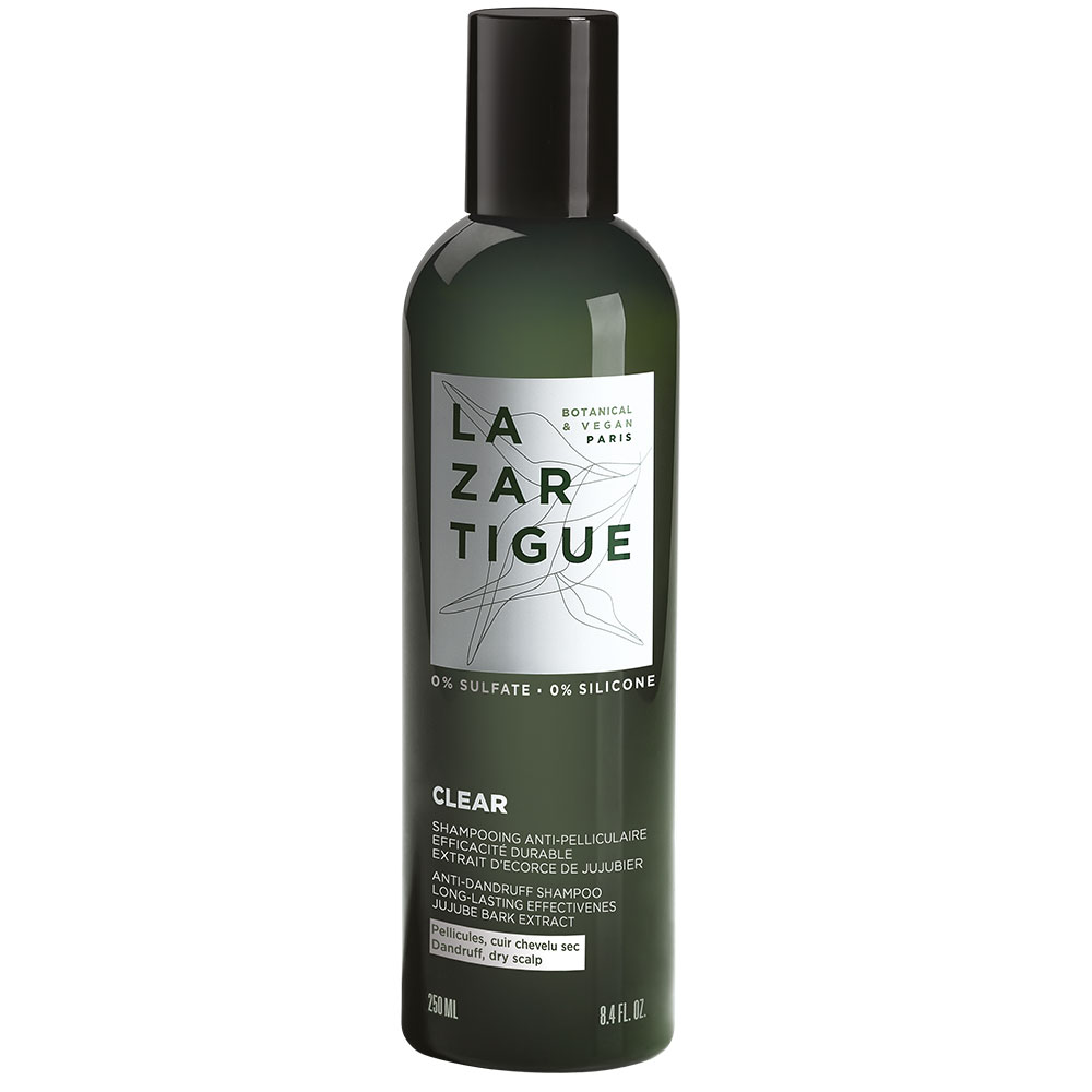 Lazartigue Clear Shampooing Anti-Pelliculaire Cuir Chevelu Sec 250ml