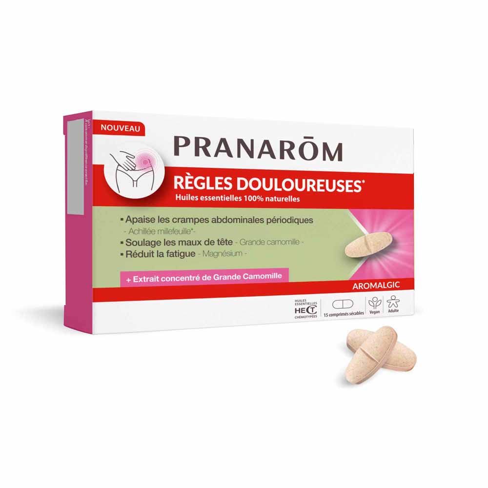 Pranarôm Aromalgic Règles Douloureuses 15 Comprimés