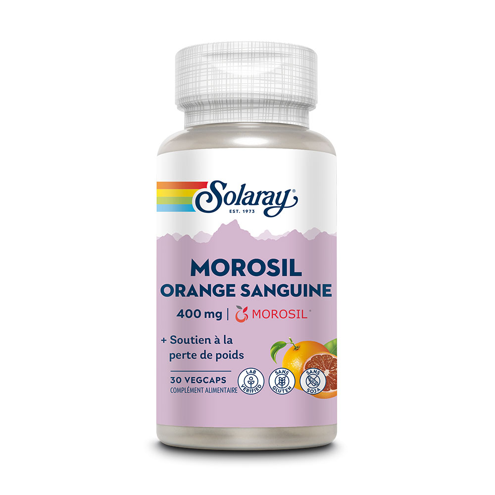 Solaray Morosil Orange Sanguine 400mg 30 Capsules