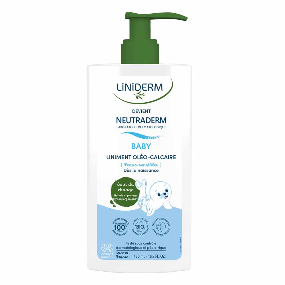 Neutraderm Baby Liniment Oleo-calcaire Bio 480ml