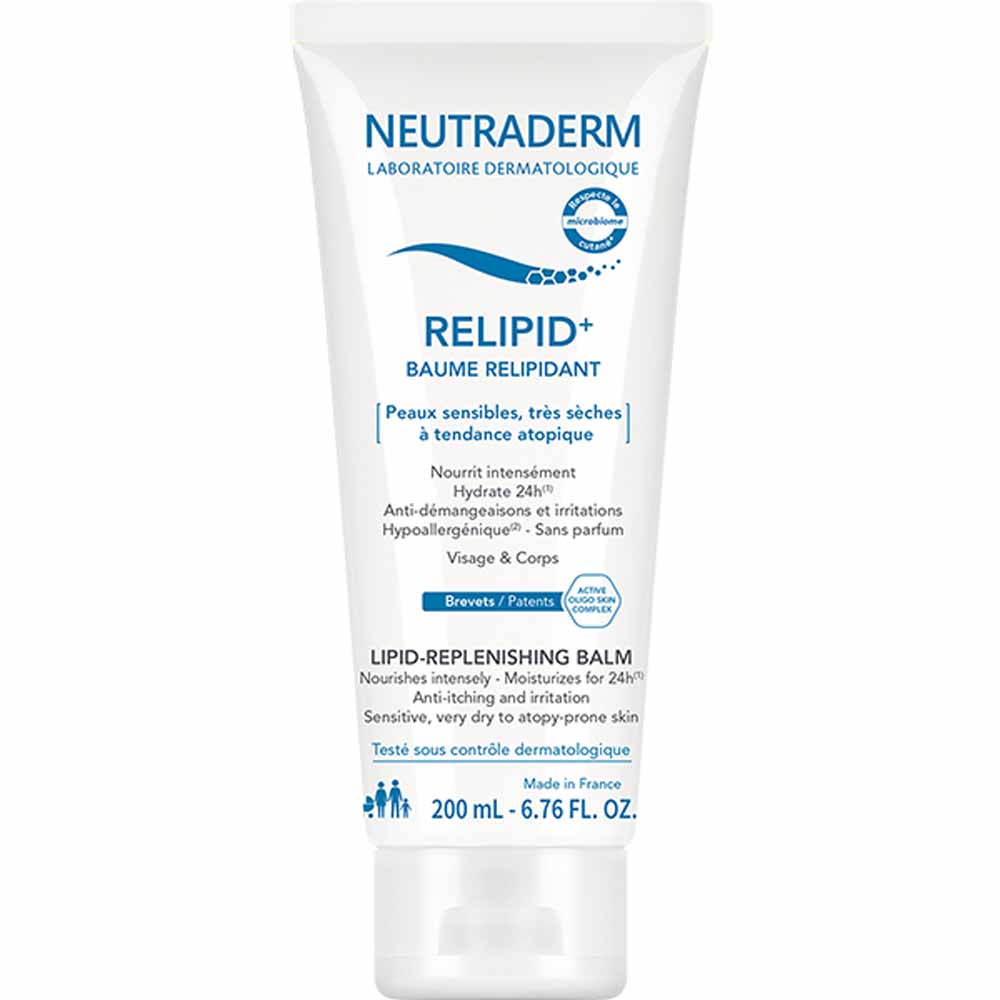 Neutraderm Baume Relipidant Relipid+ Peaux Sensibles 200ml