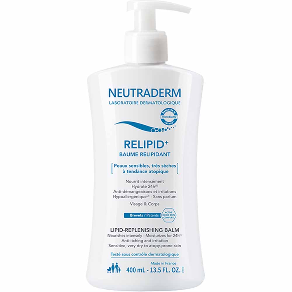 Neutraderm Baume Relipidant Relipid+ Peaux Sensibles 400ml