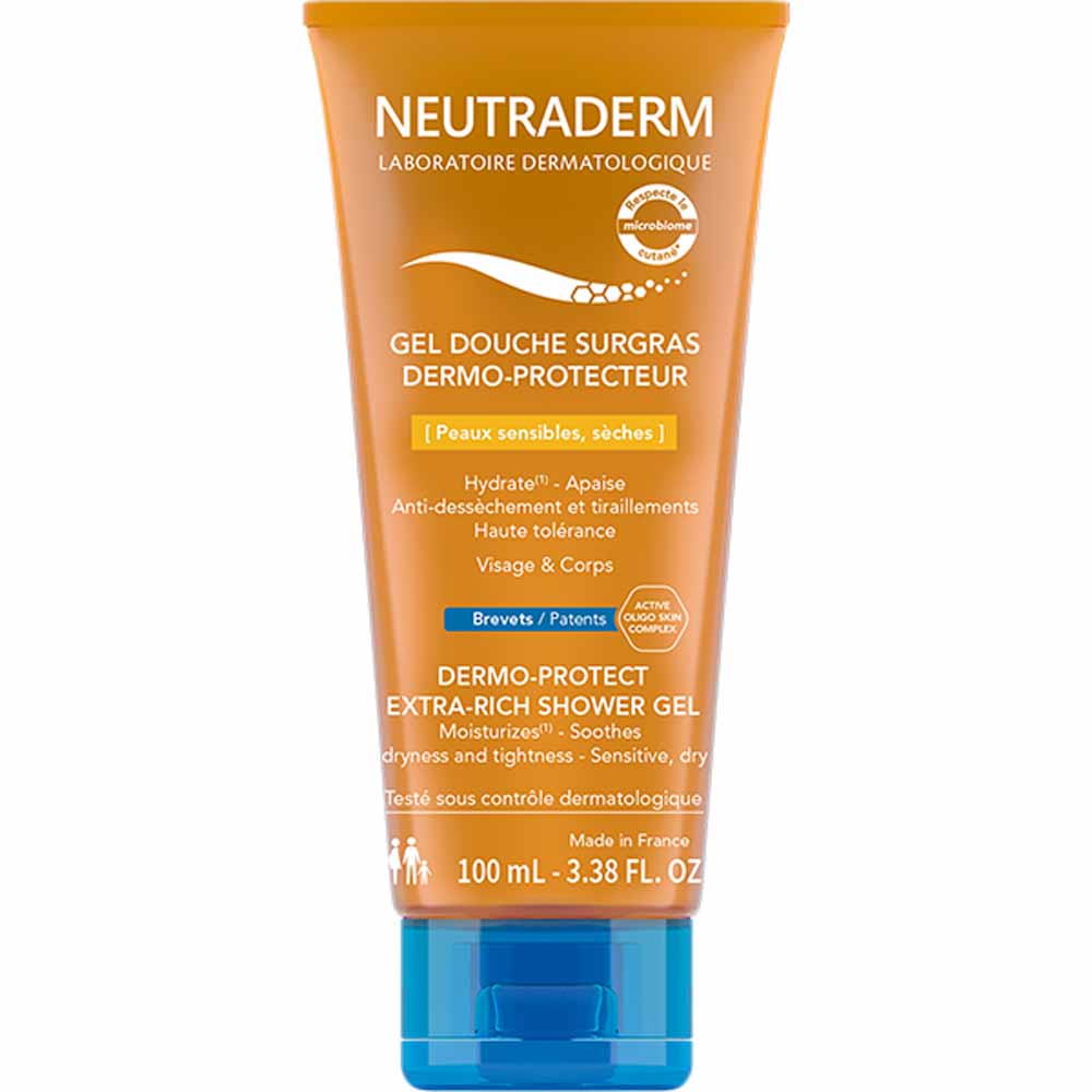 Neutraderm Gel Douche Surgras Dermo Protecteur Peaux sèches 100ml