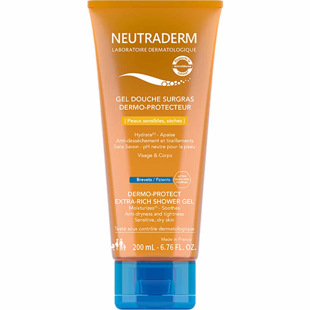 Neutraderm Gel Douche Surgras Dermo Protecteur Peaux sèches 200ml