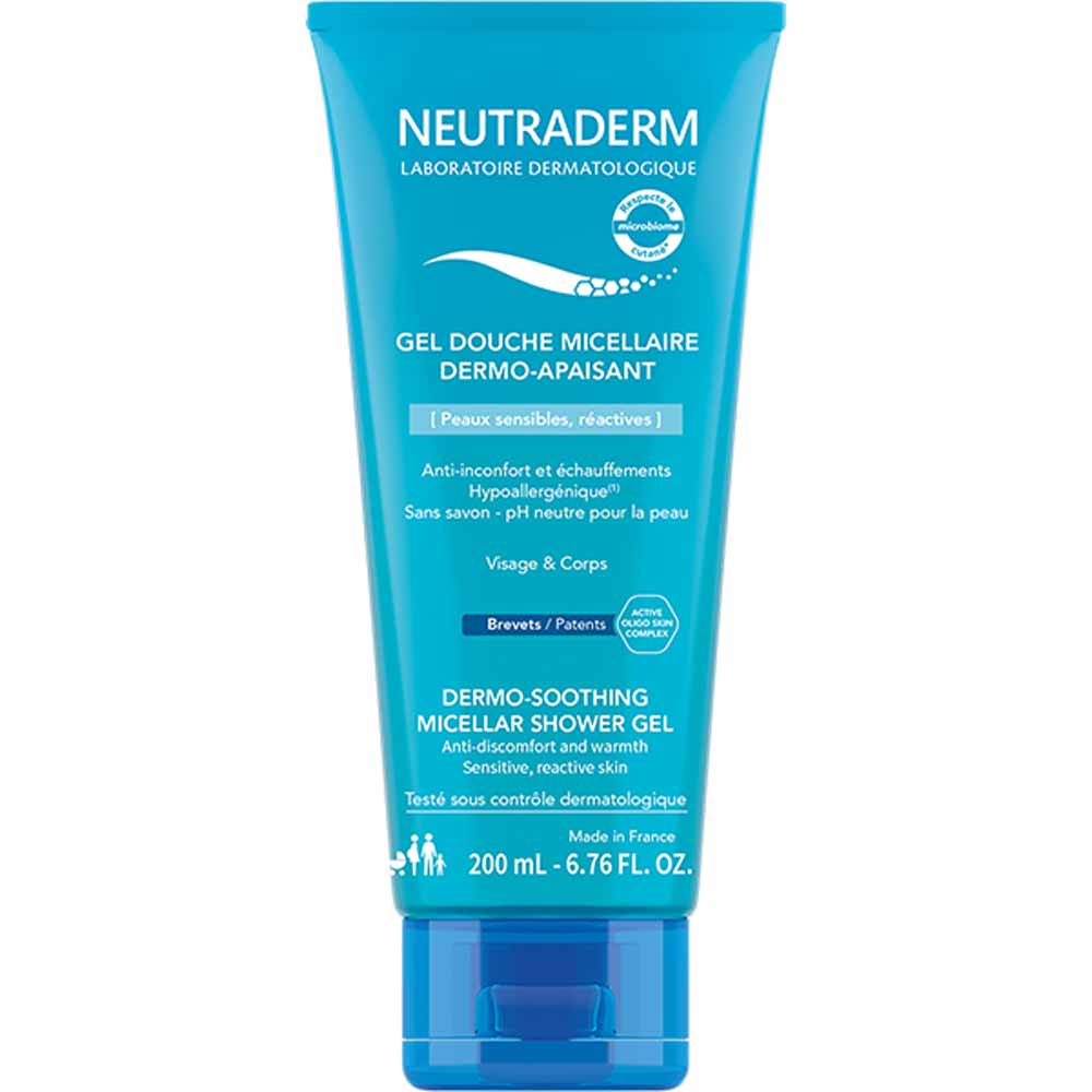 Neutraderm Gel Douche Micellaire Dermo Apaisant Peaux sensibles 200ml