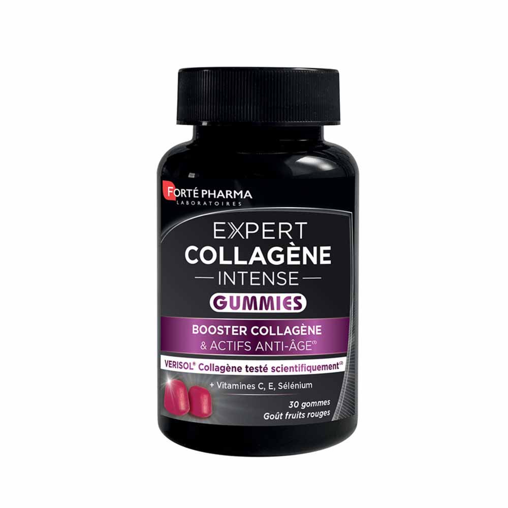 Forté Pharma Expert Collagène Intense Anti-Age Goût Fruits Rouges 30 gummies