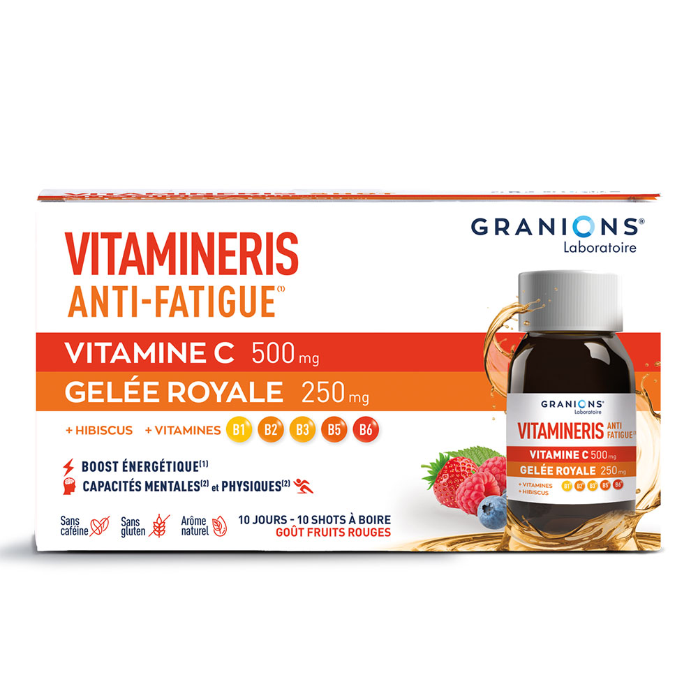 Granions Vitamineris Anti-fatigue 10 shots