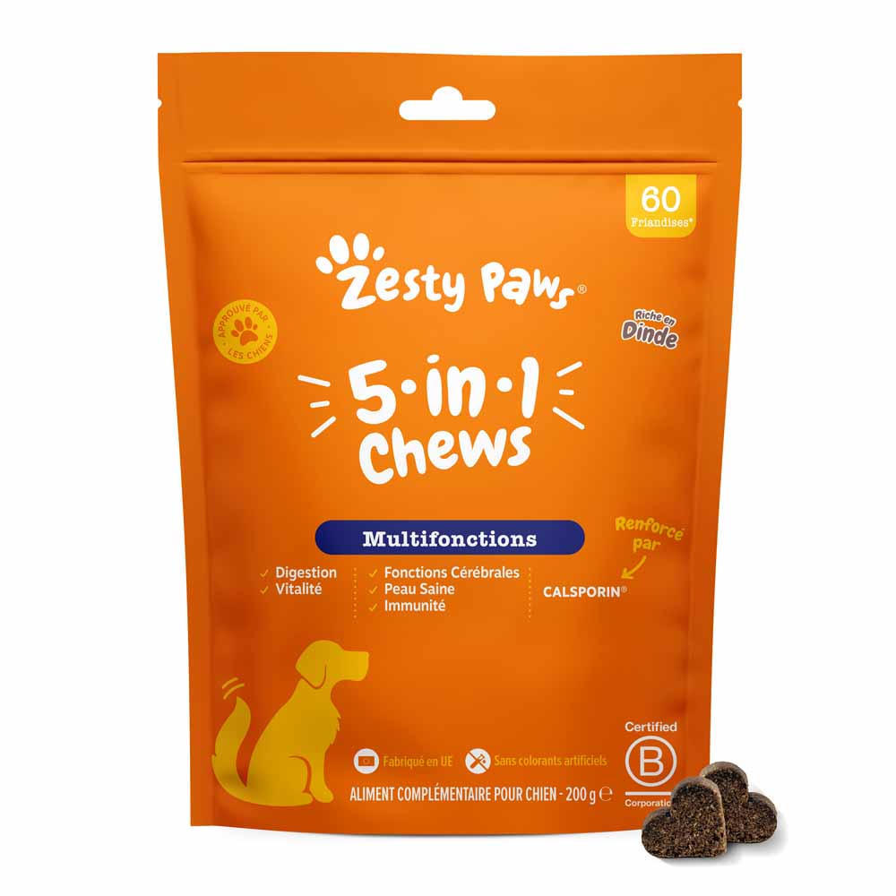 Zesty Paws 5-En-1 Multifonctions Chien 200g